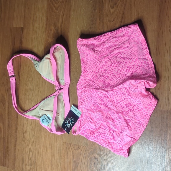 NWT No Boundaries 2 Pc Swimsuit Top M Bottoms S - Picture 2 of 6